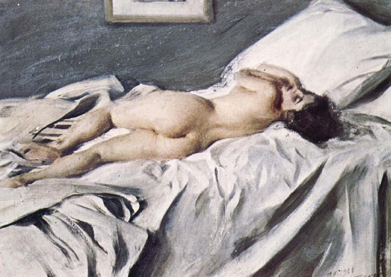 Anders Zorn drommar France oil painting art